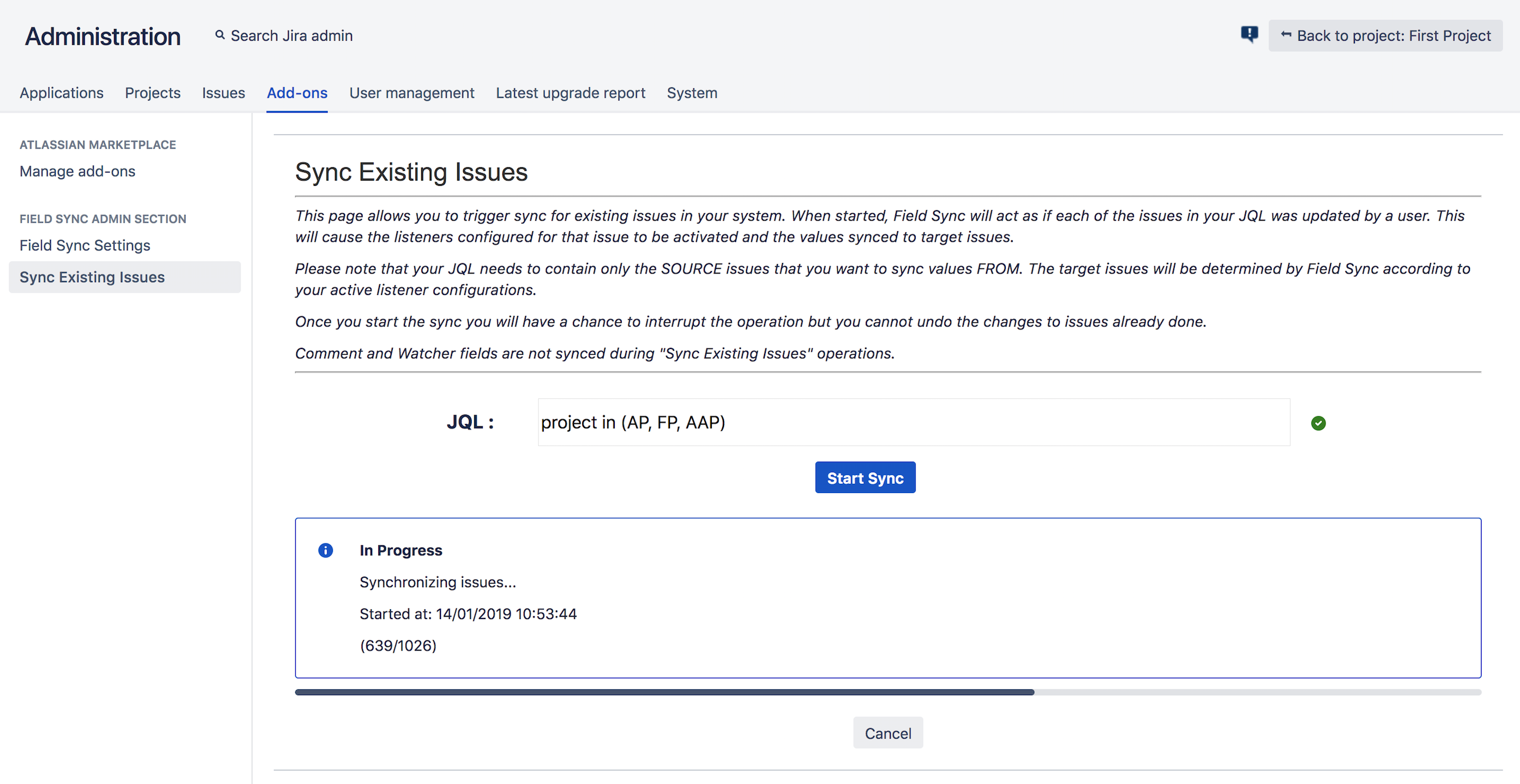 sync existing issues progress.png